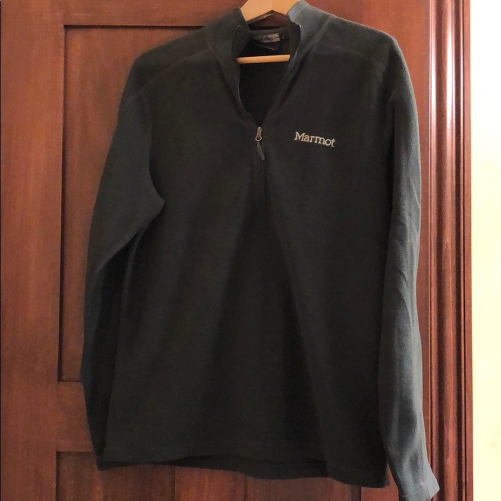 Men’s Marmot half zip polartec size M